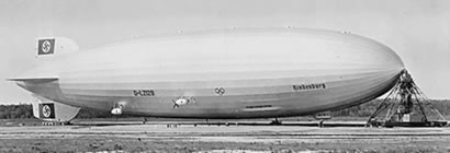 Vzducholoď LZ 129 Hindenburg  v roce 1936 